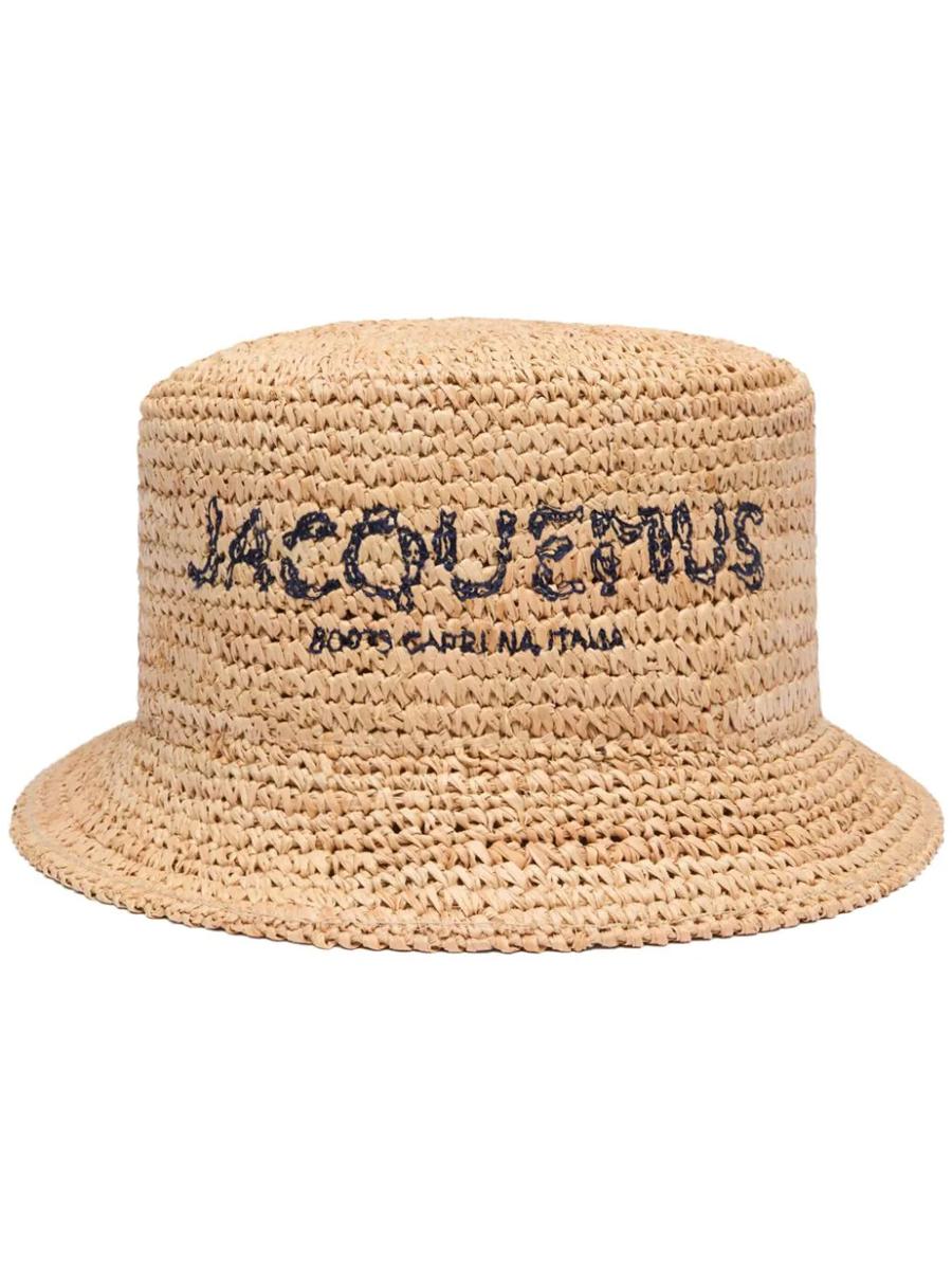 jacquemus le bob peach bucket hat