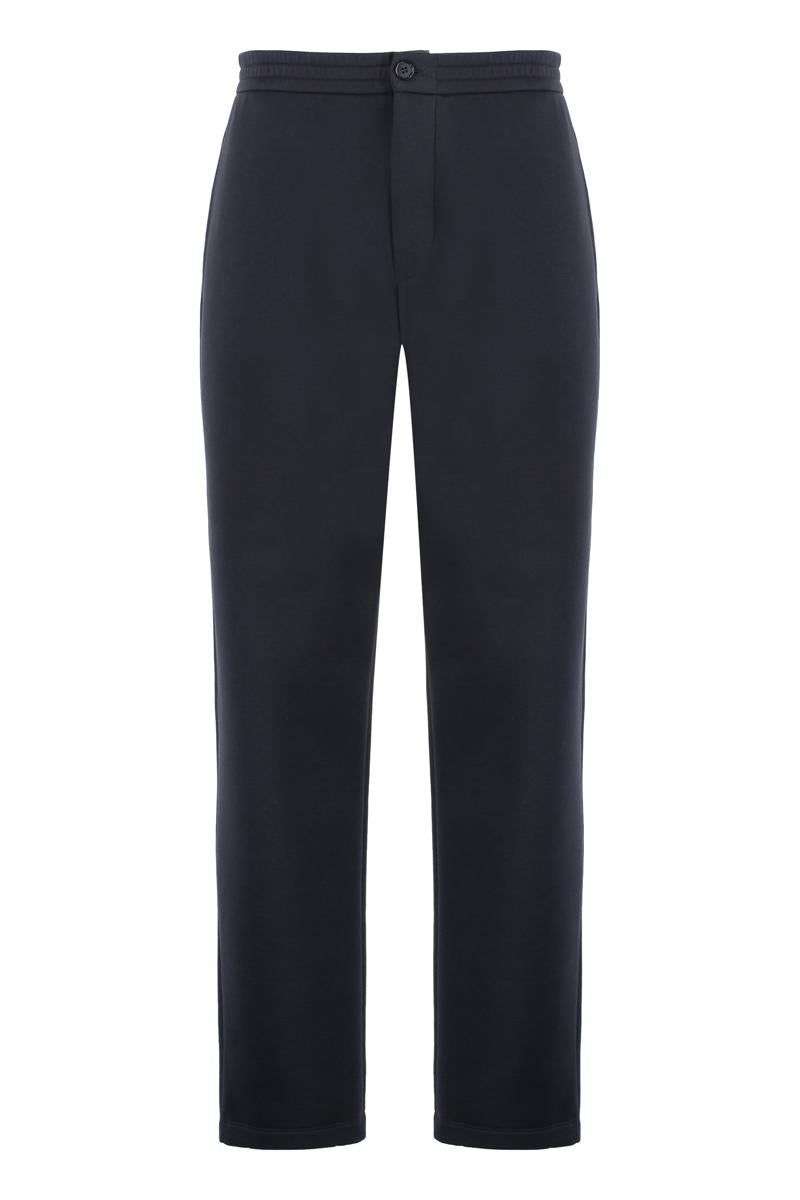 giorgio armani jersey trousers