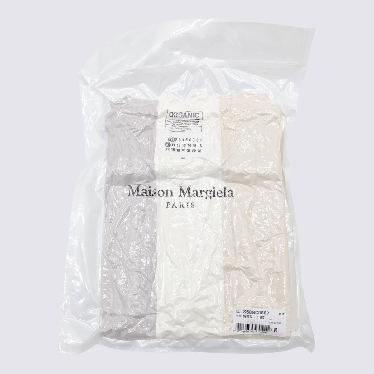 maison margiela multipack cotton t-shirt