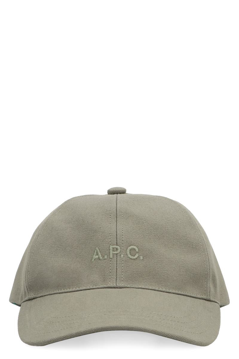 a.p.c. charlie embroidered baseball cap