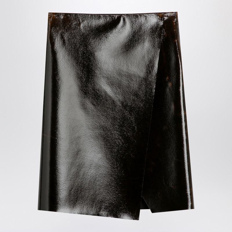 philosophy di lorenzo serafini shiny faux pencil skirt