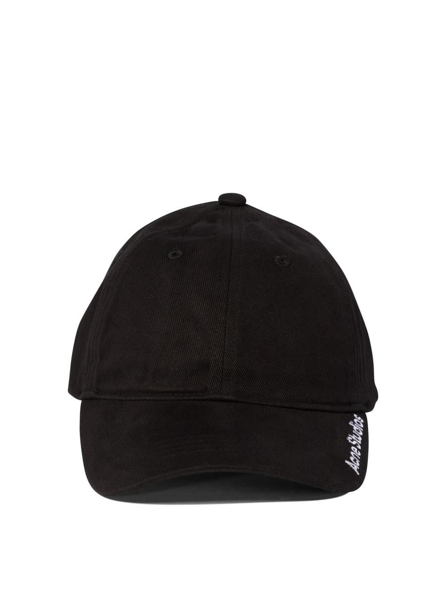 acne studios baseball cap with embroidered logo