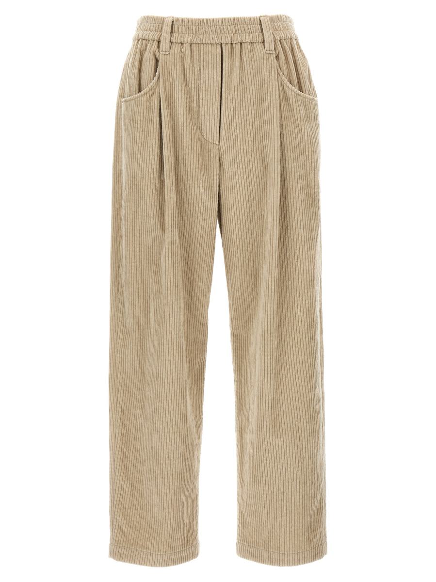 brunello cucinelli corduroy trousers