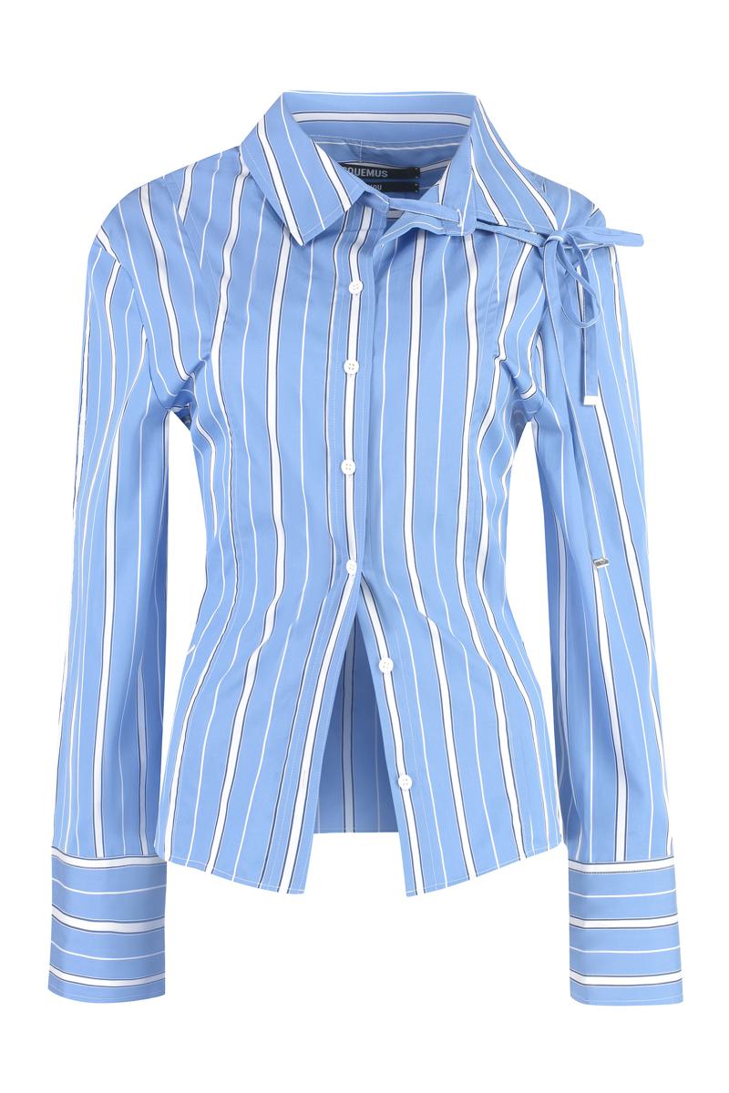 jacquemus ruban striped shirt