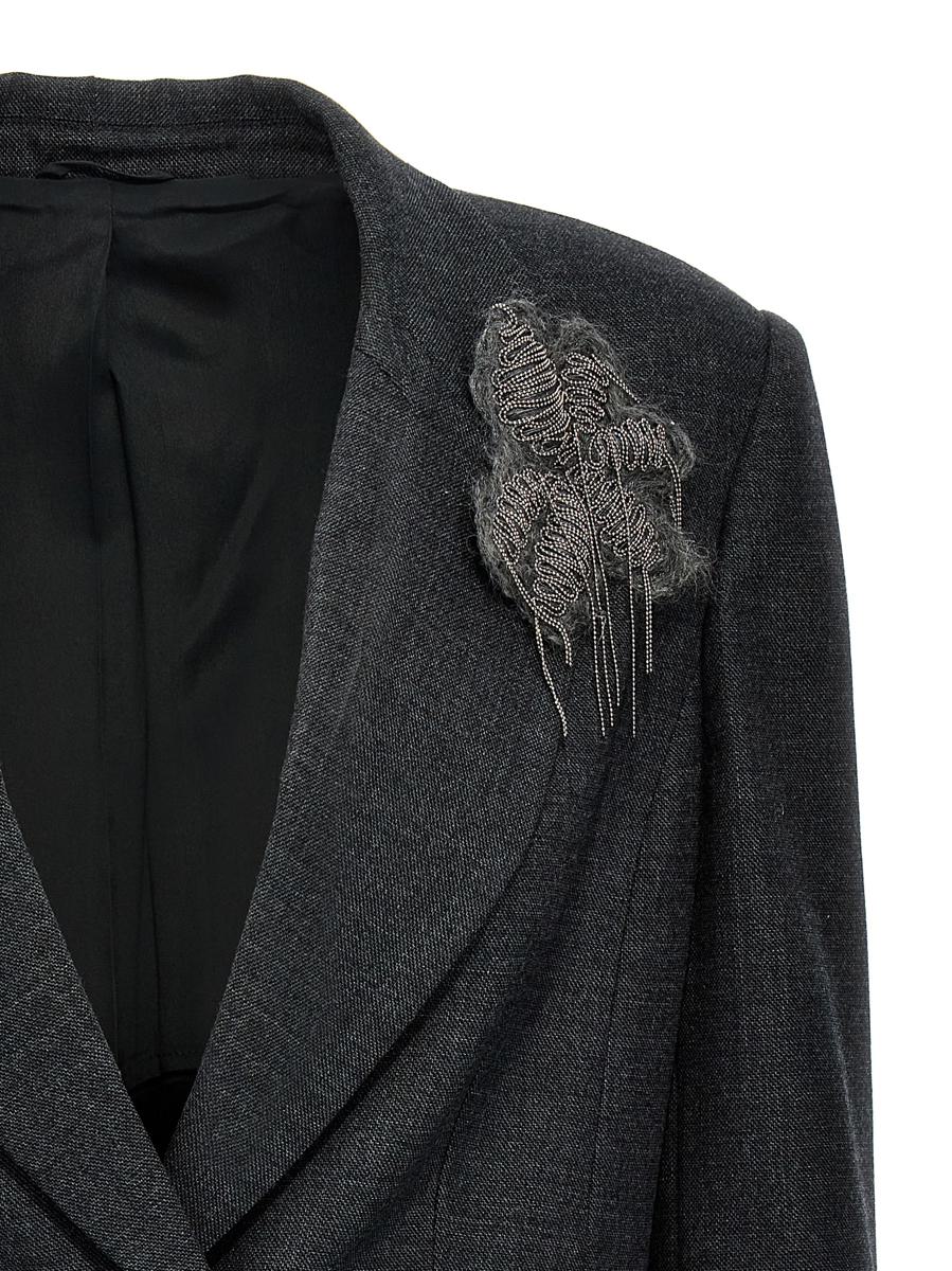 brunello cucinelli 'monile' single-breasted blazer