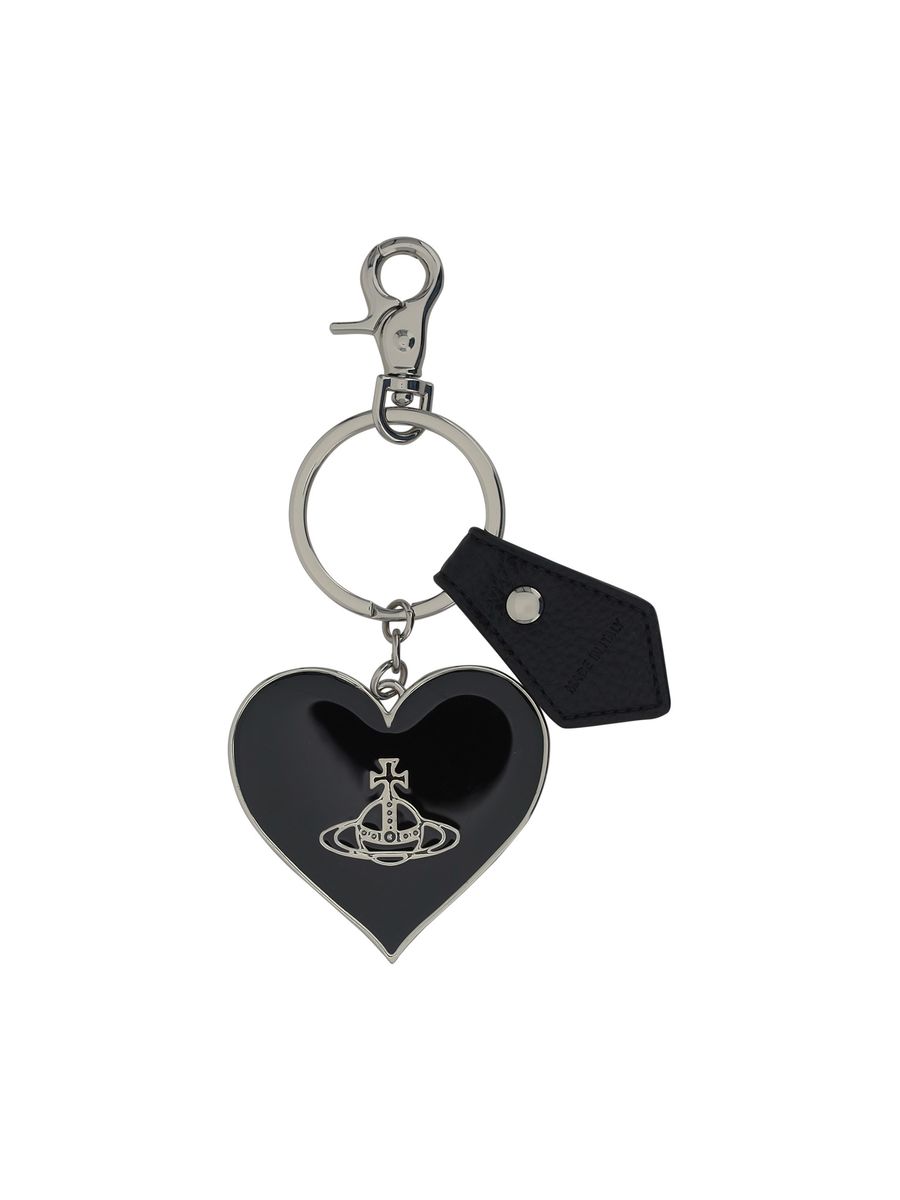 vivienne westwood "mirror heart" keychain