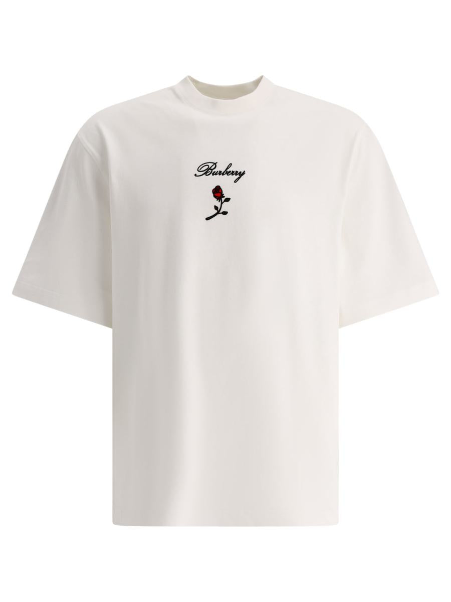 burberry logo rose t-shirt