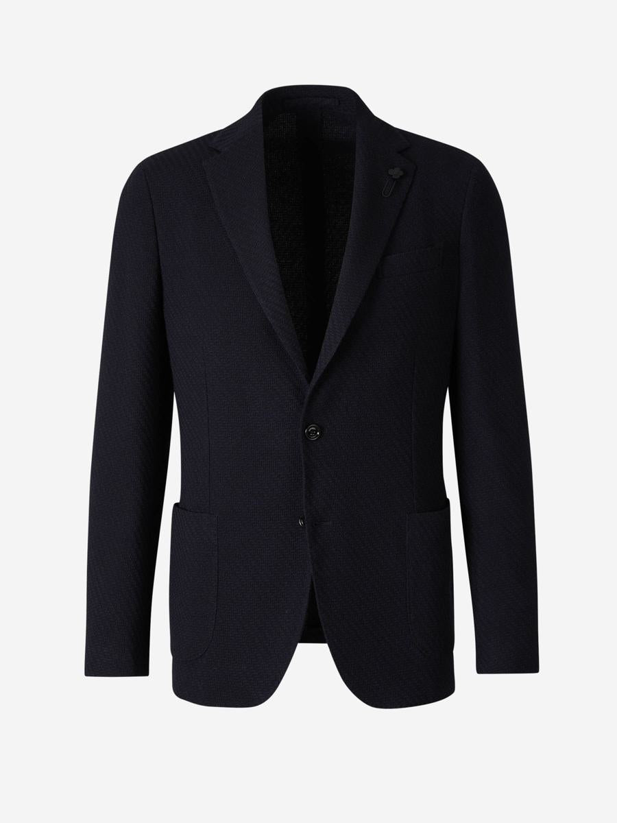 lardini linen and cotton blazer