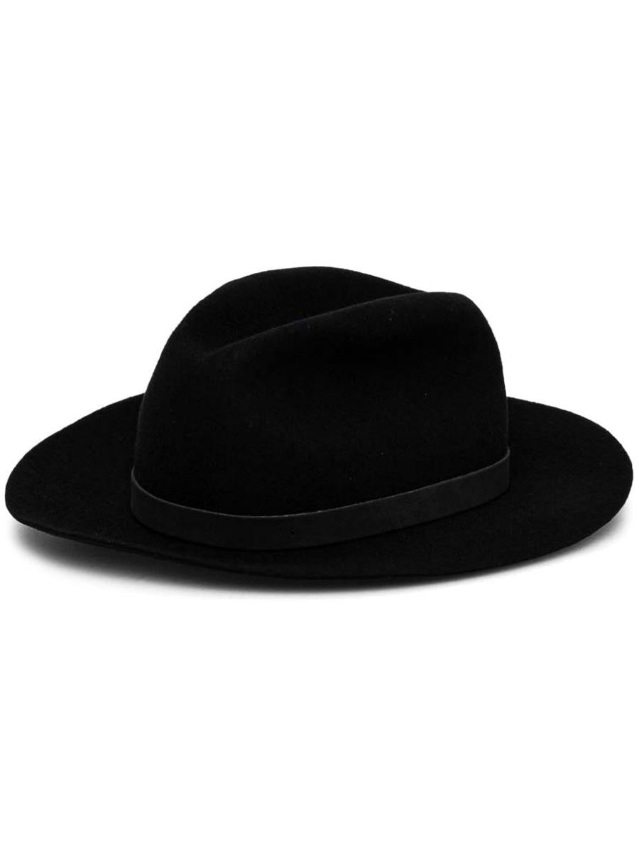 emporio armani wool fedora hat