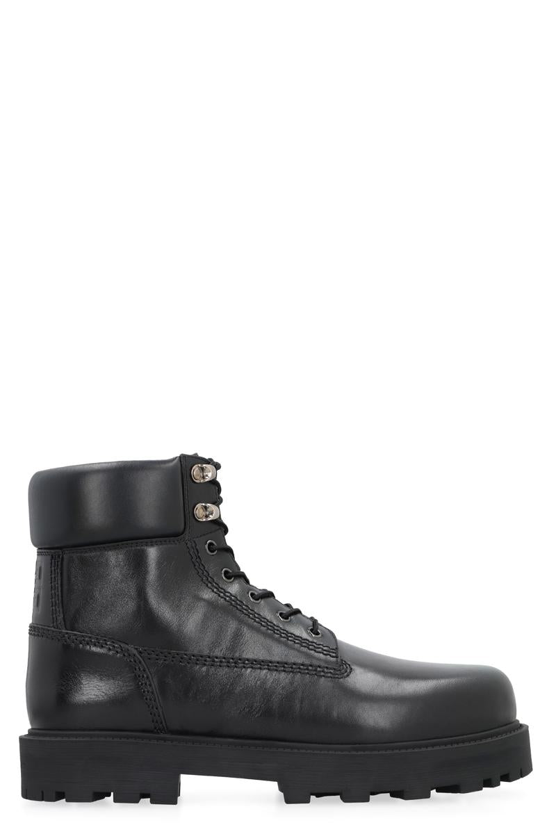 givenchy show leather ankle boots