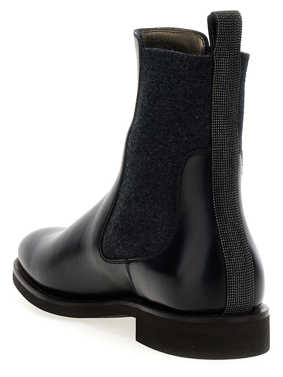 brunello cucinelli 'monile' ankle boots