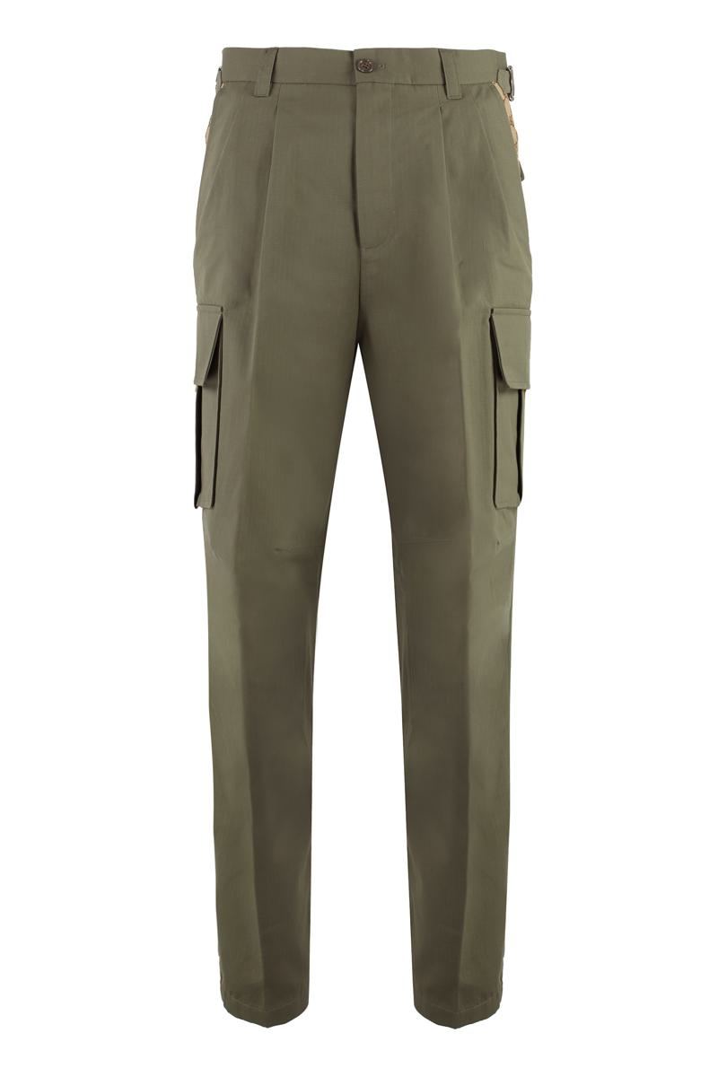 gucci cotton cargo-trousers