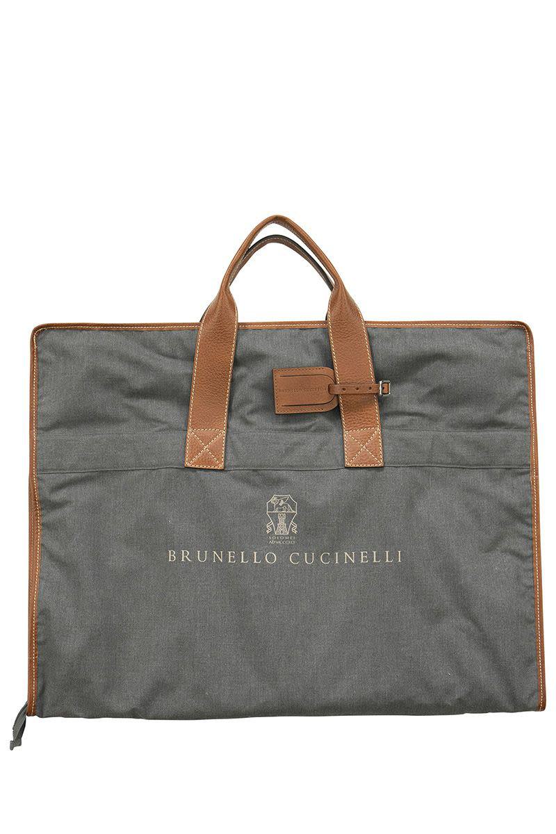 brunello cucinelli cotton and leather covers