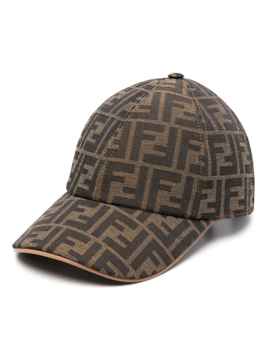 fendi all over logo baseball cap