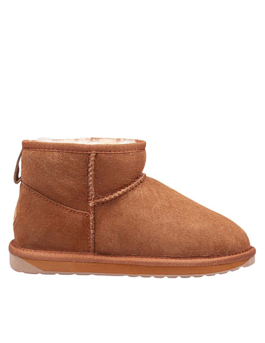 emu stinger micro boot made of sheepskin