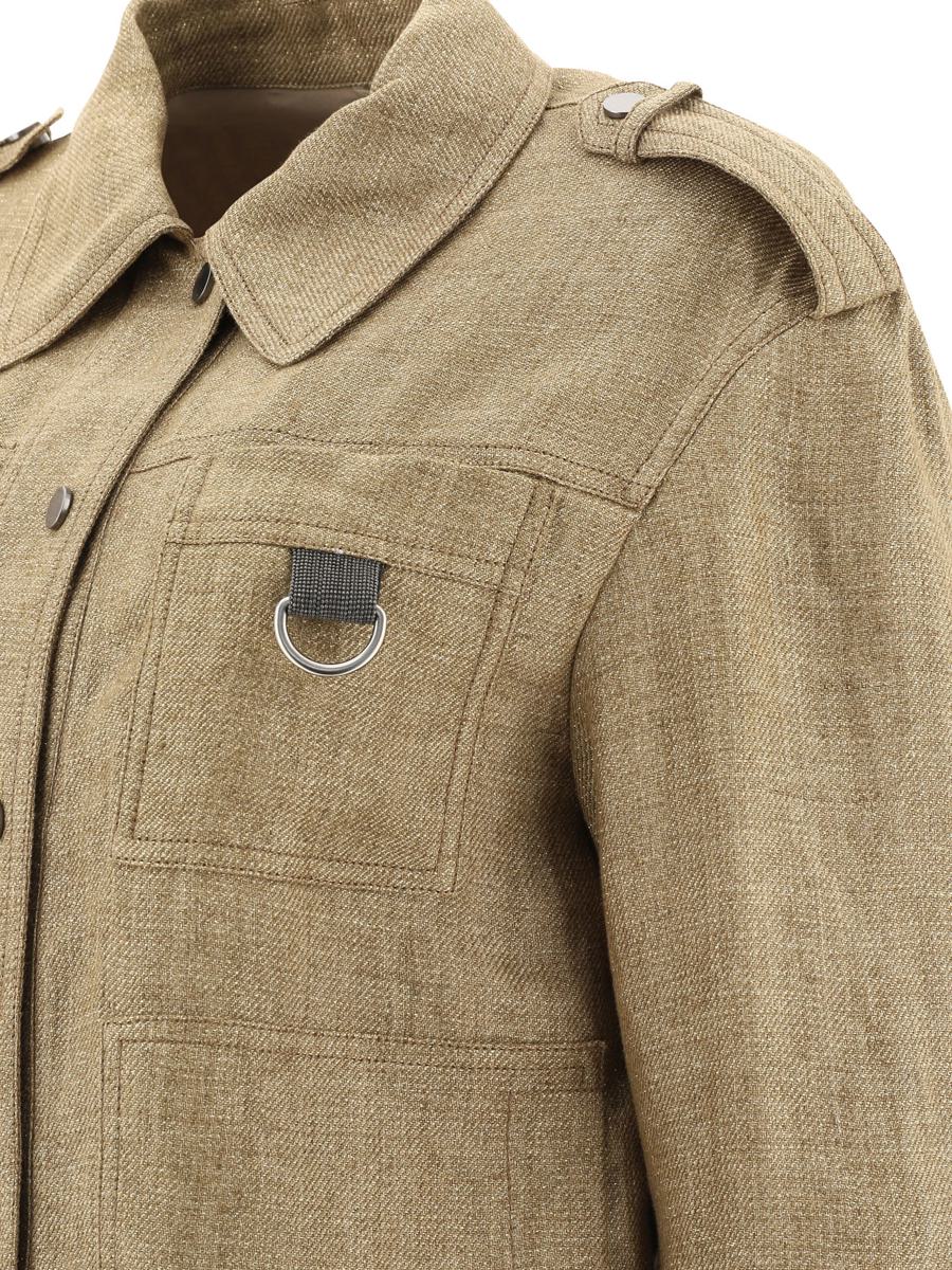 brunello cucinelli "precious d-ring" jacket