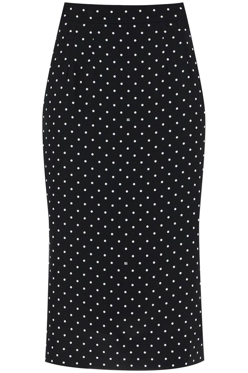 stretch charmeuse pencil skirt