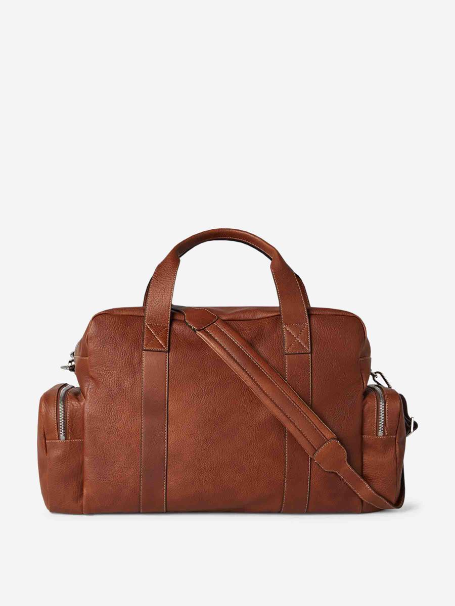 brunello cucinelli leisure leather bag