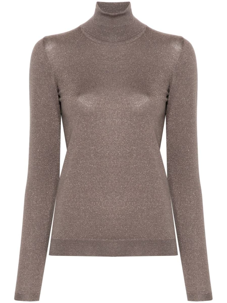 brunello cucinelli cashmere and silk blend turtleneck sweater