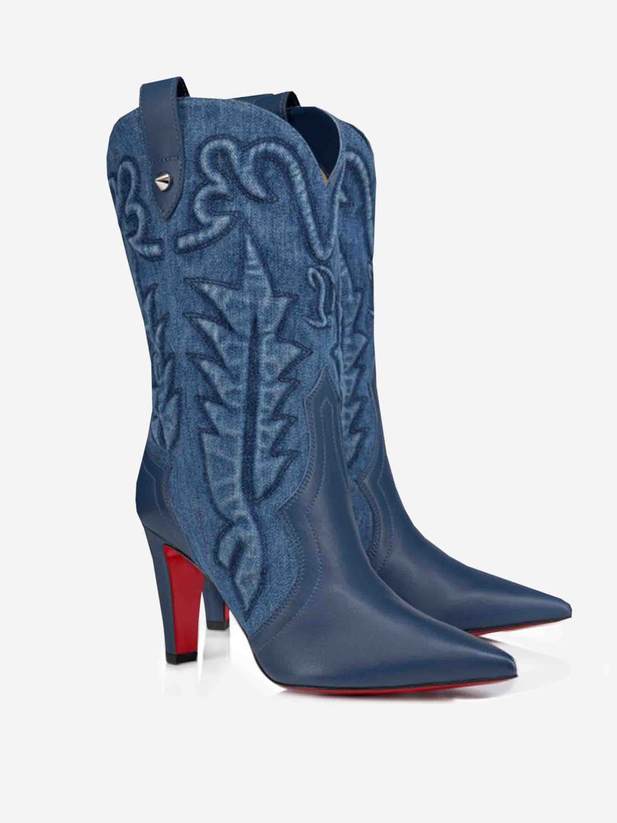 christian louboutin santiabooty cowboy boots