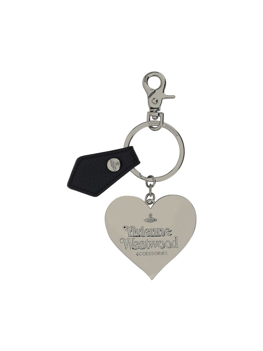 vivienne westwood "mirror heart" keychain