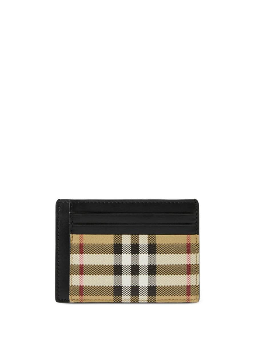 burberry check money clip sard holders