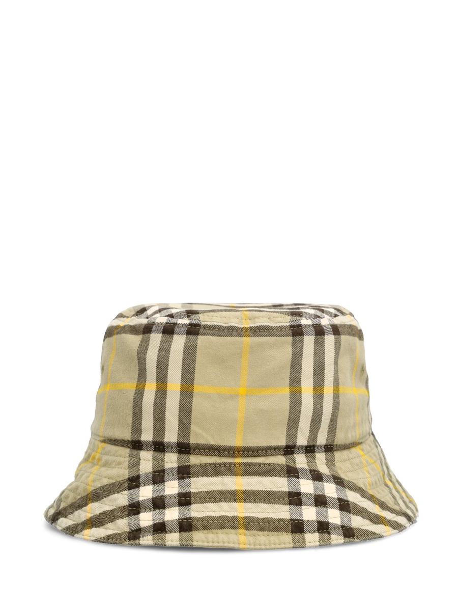 burberry bucket hat with check print