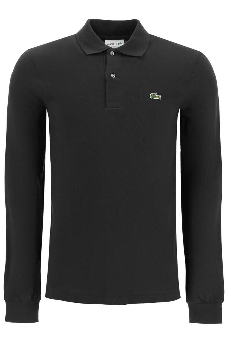 "classic fit long sleeve polo shirt