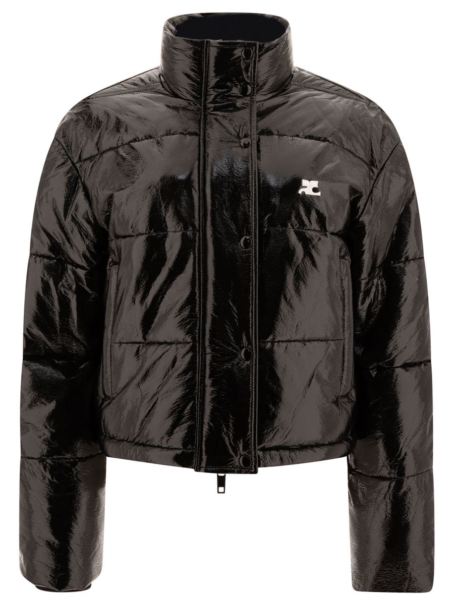 courrèges vinyl puffer jacket