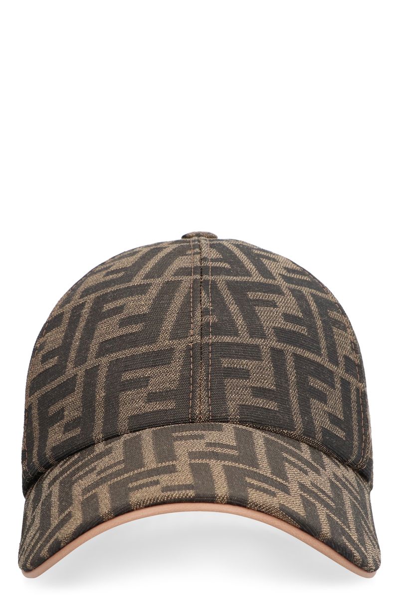 fendi all over logo baseball cap