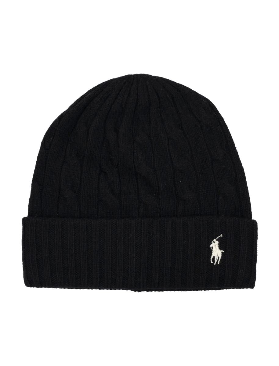 polo ralph lauren cable-knit beanie