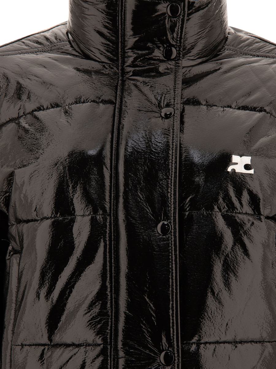 courrèges vinyl puffer jacket