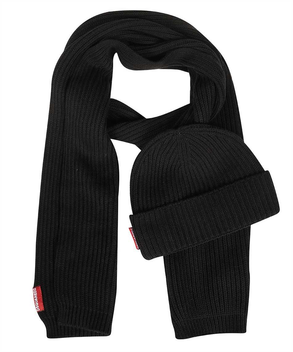 dsquared2 scarf and beanie set