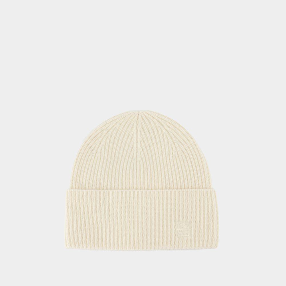 toteme ribbed beanie