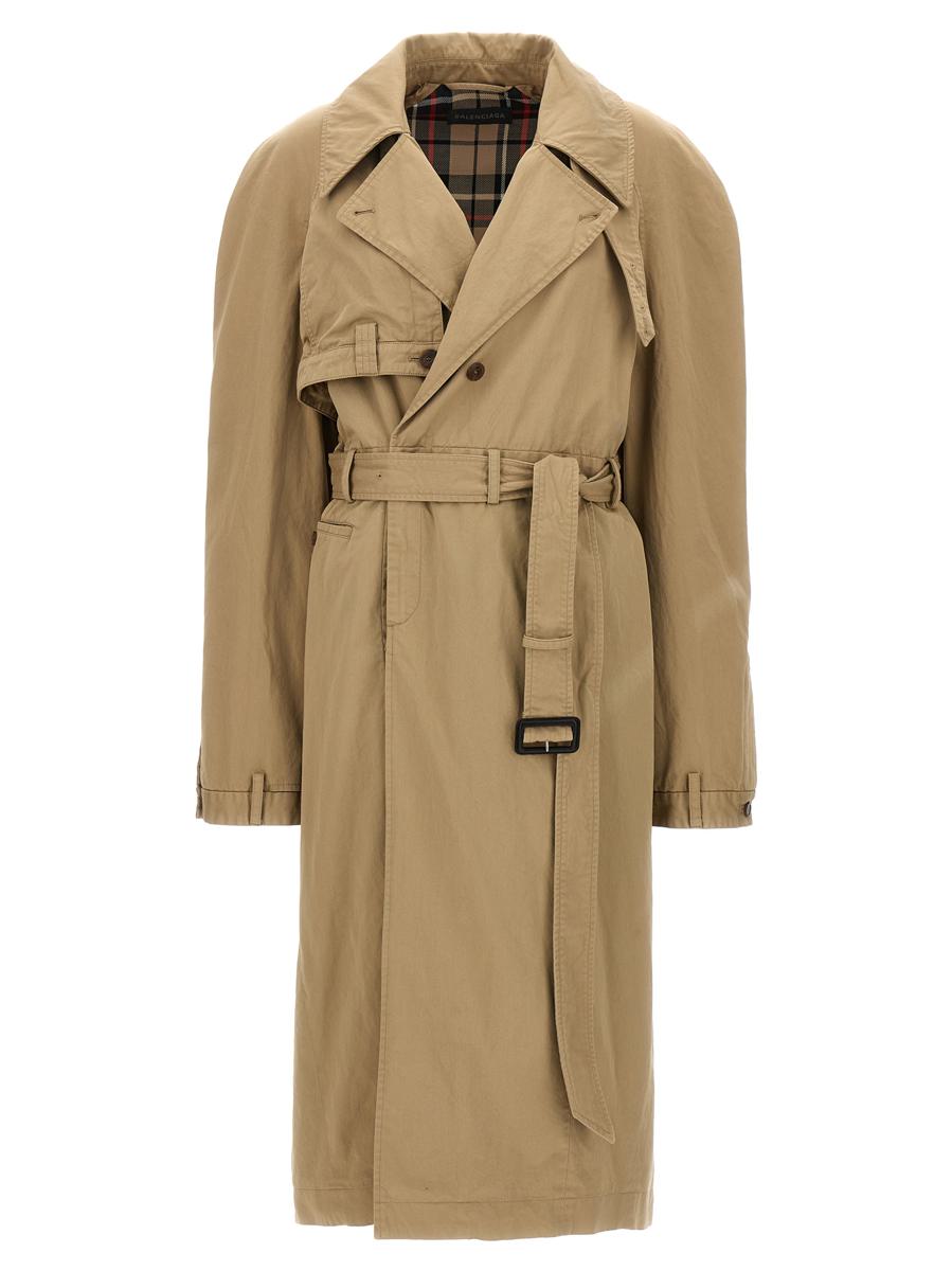 balenciaga 'deconstructed' trench coat