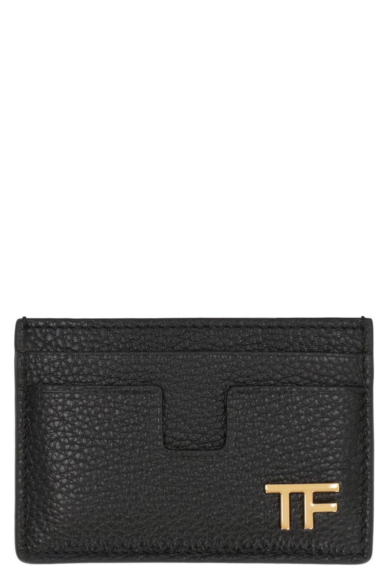 tom ford pebbled calfskin card holder