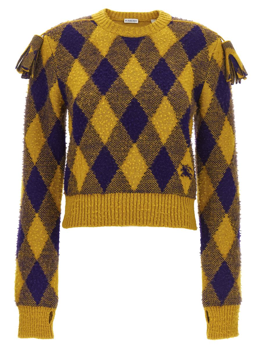 burberry 'argyle' sweater