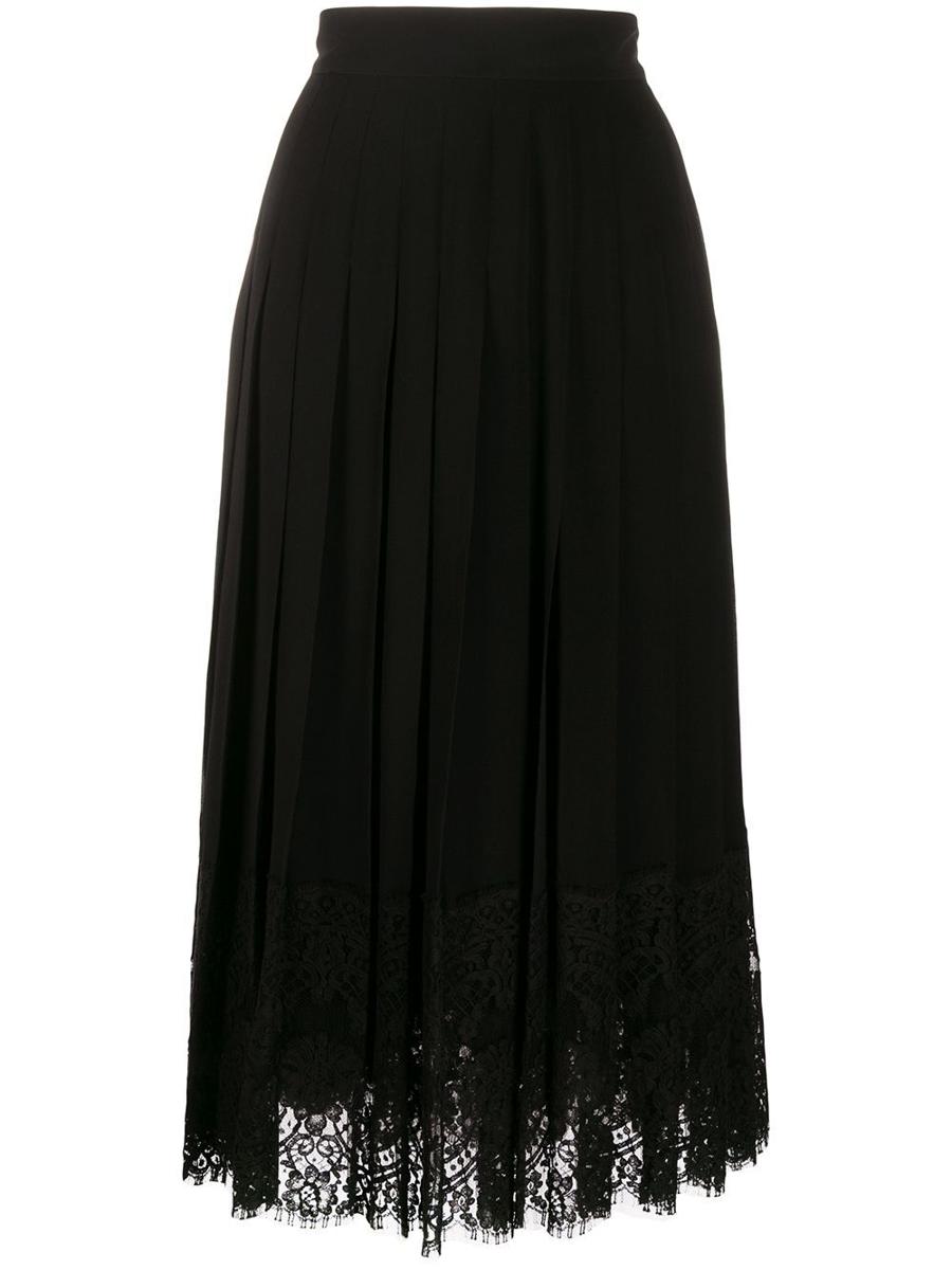 dolce & gabbana black sicily skirt clothing