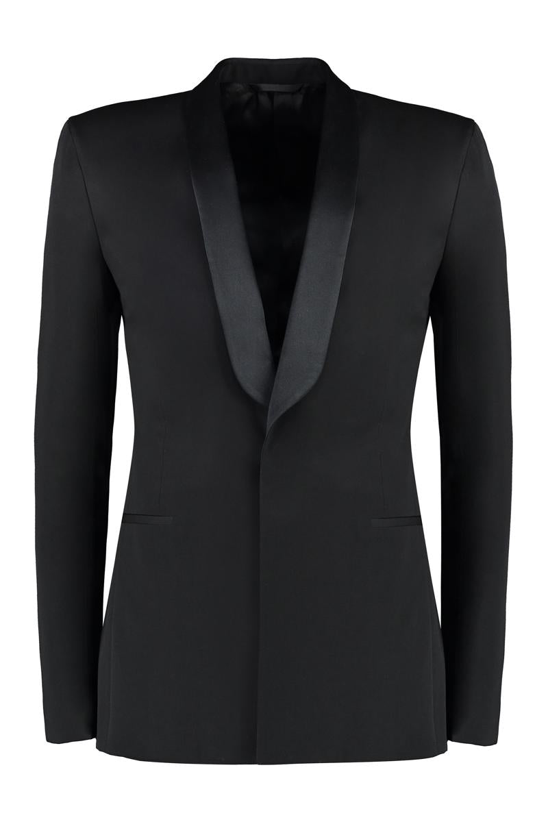 givenchy single-breasted one button jacket