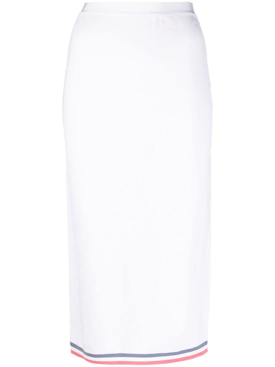 fendi ff midi skirt