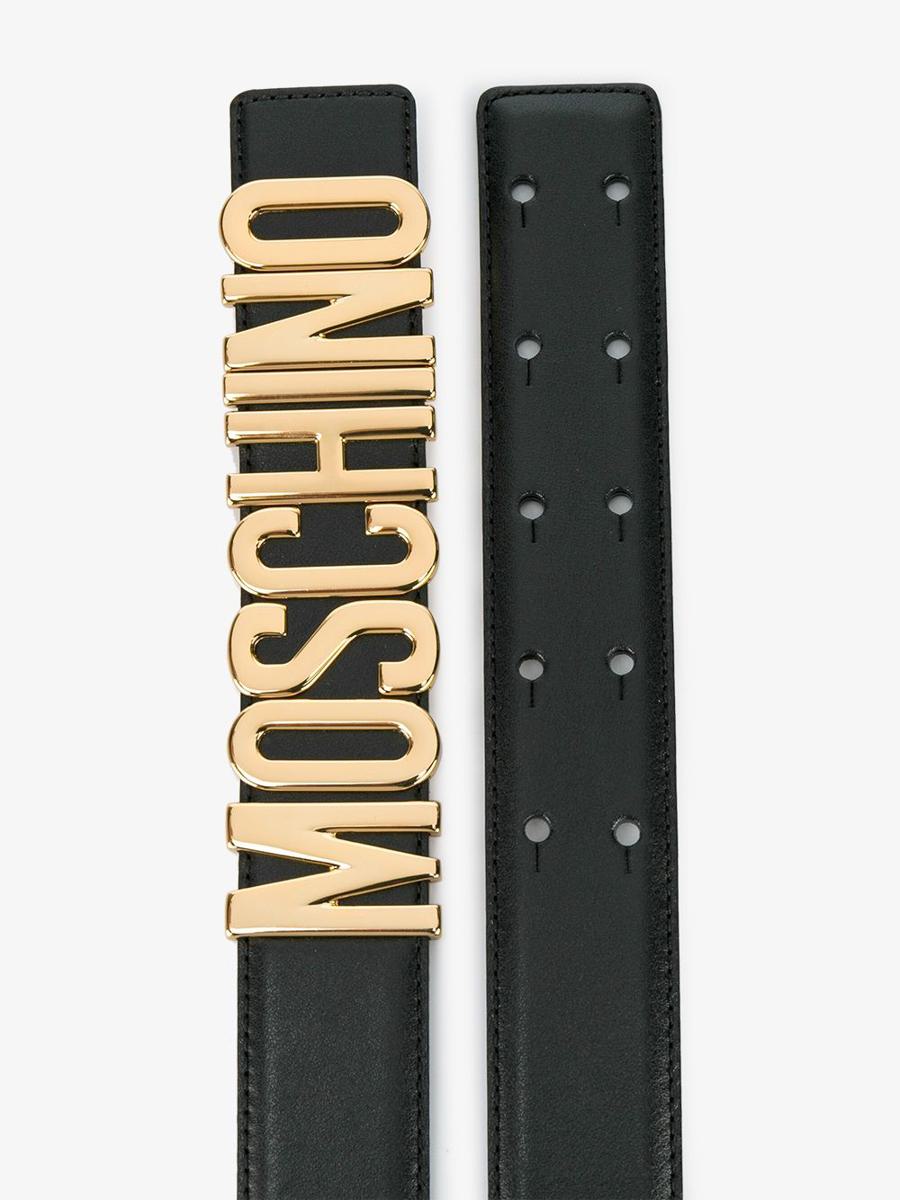 moschino logo belt