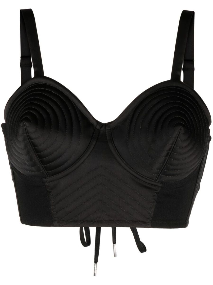 jean paul gaultier conical corset cropped top