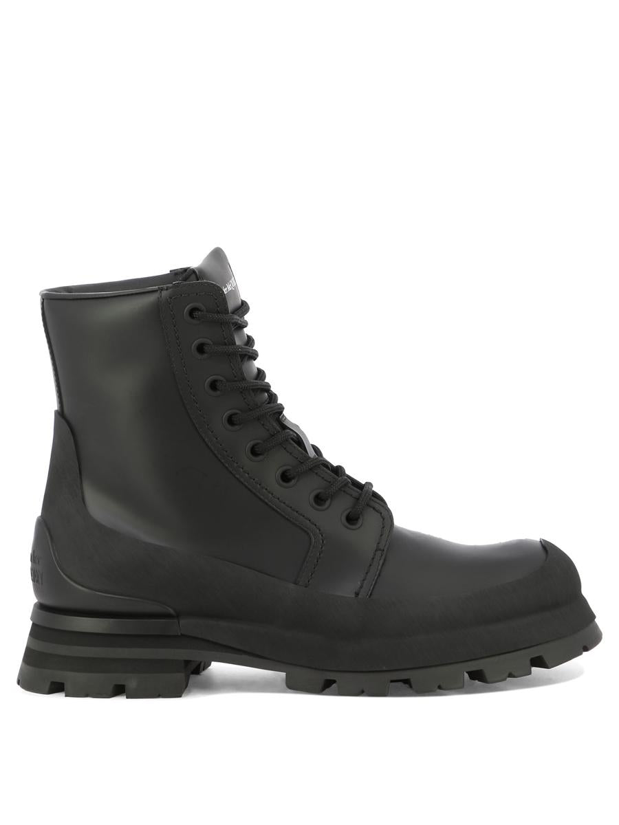 alexander mcqueen "wander" combat boots