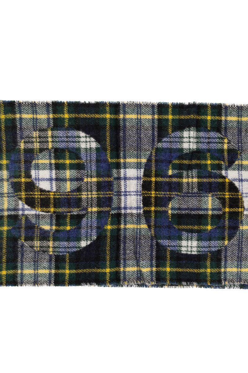 polo ralph lauren wool blend check scarf