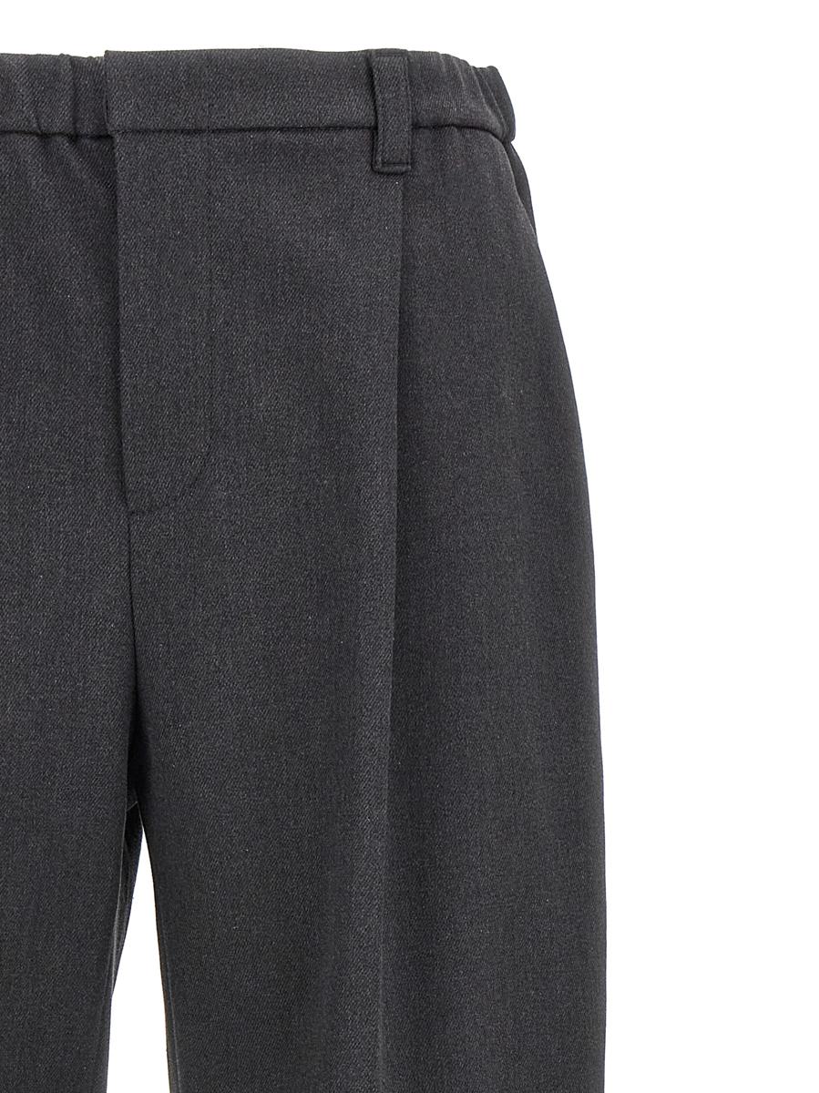 brunello cucinelli cotton trousers