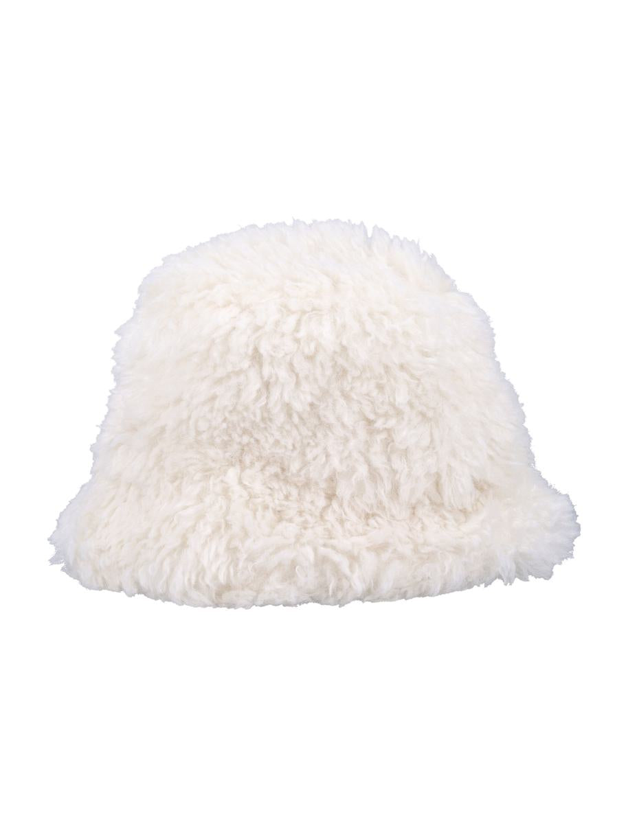 perfect moment faux shearling bucket hat