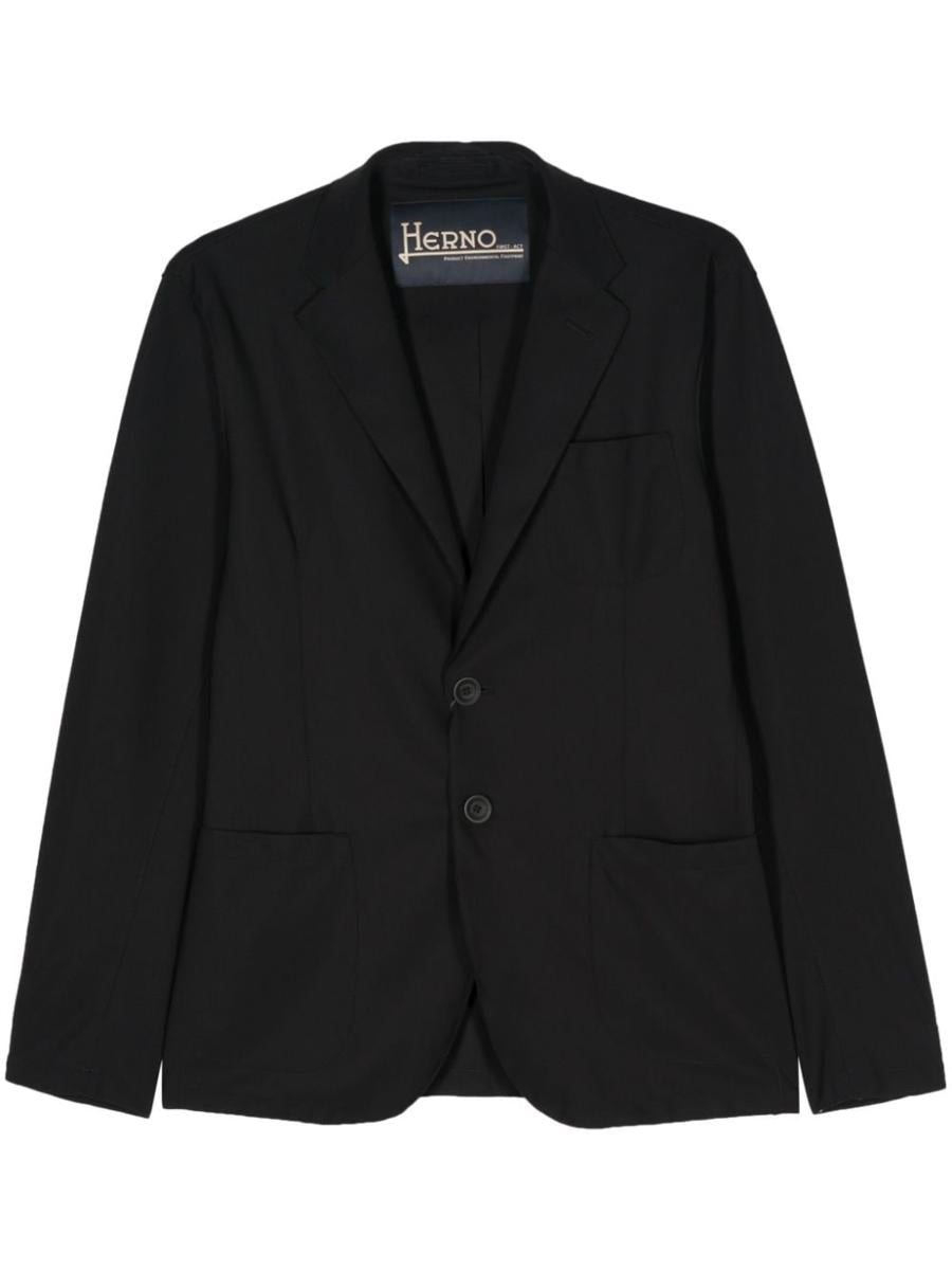 herno single-breasted blazer jacket