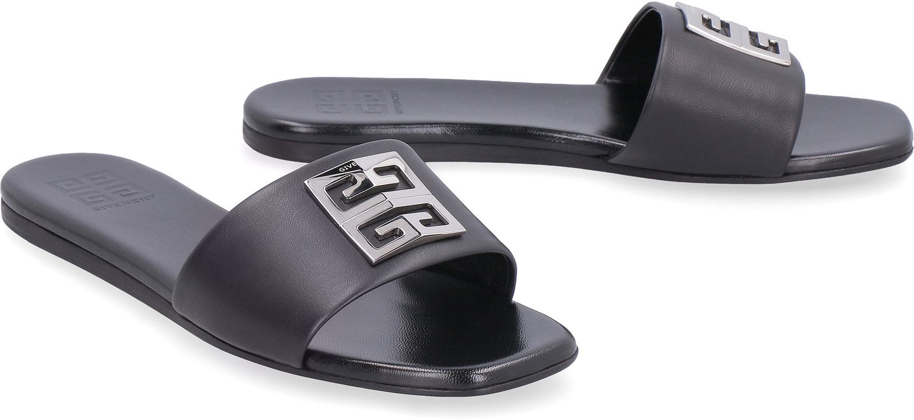 givenchy leather slides