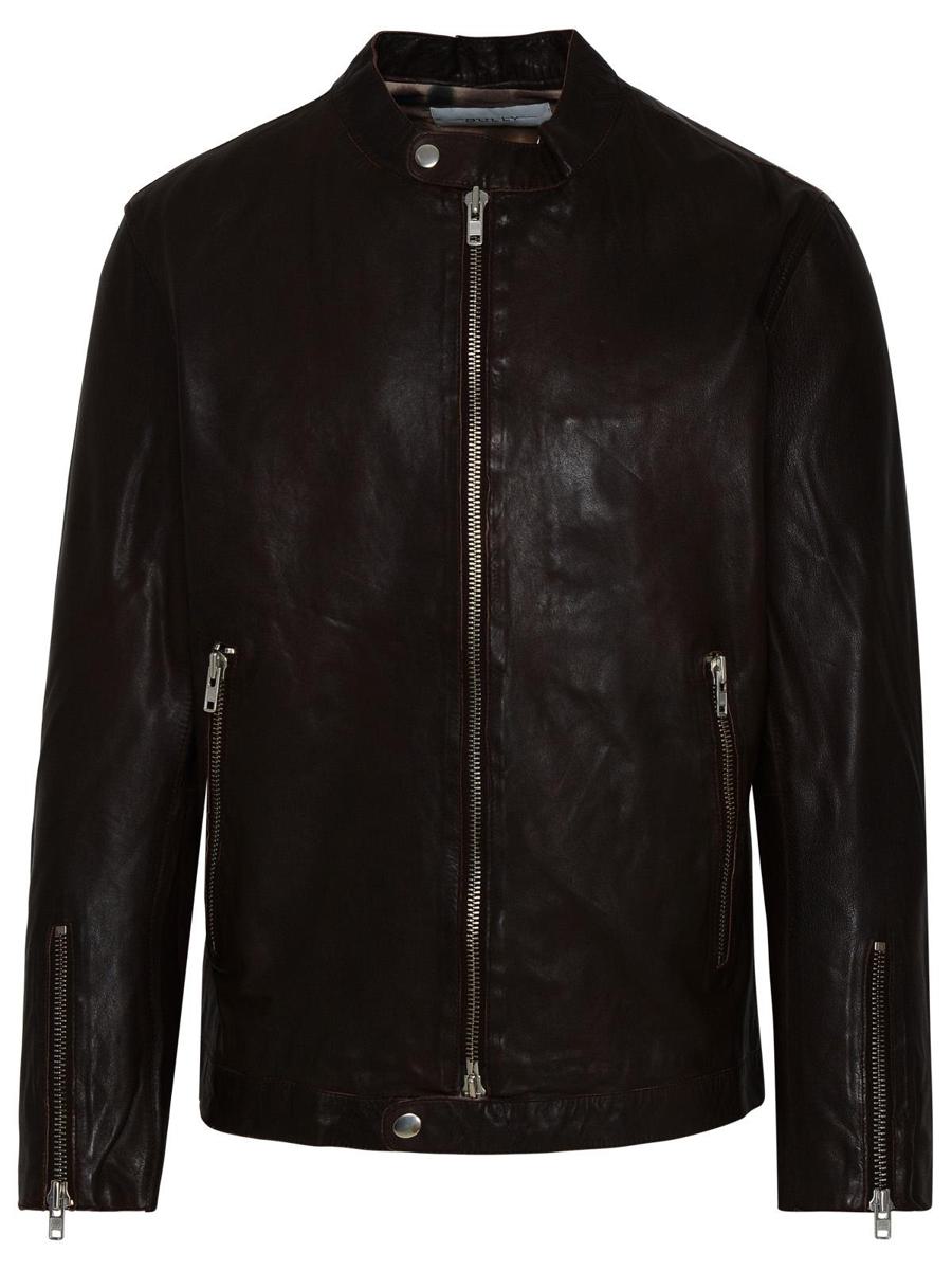 bully brown leather jacket