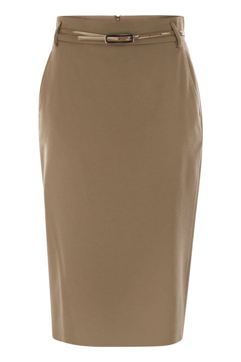 max mara studio ginseng - wool pencil skirt